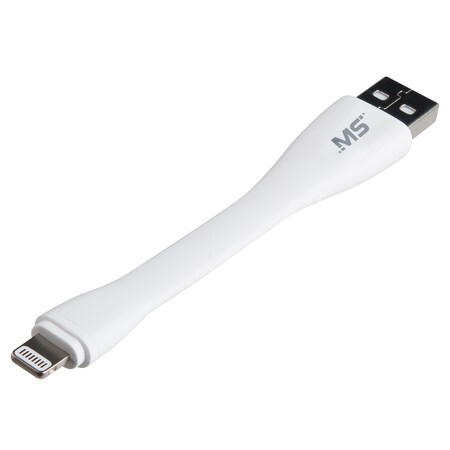 Mobilespec Lightning Mini Charge Cable White Mini Charge Cable White MBS05250